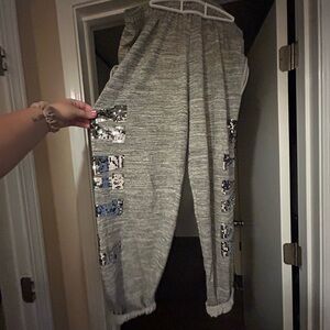 PINK Victoria secret sequence sweatpants